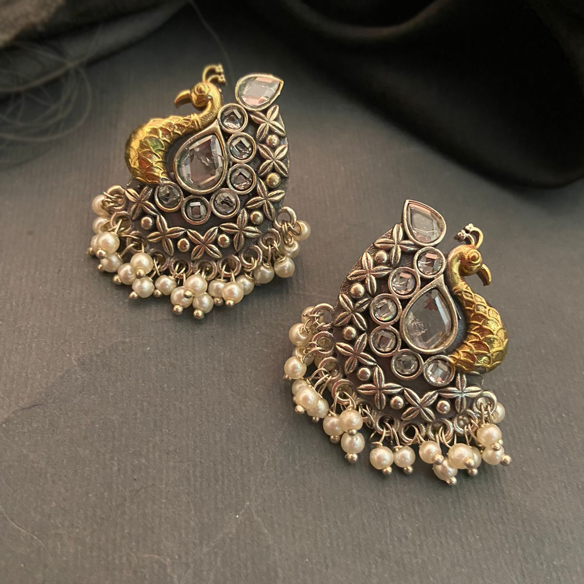 Peacock Earrings