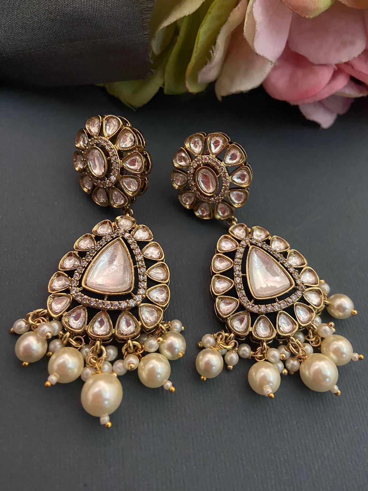 Kundan Crystal Earrings
