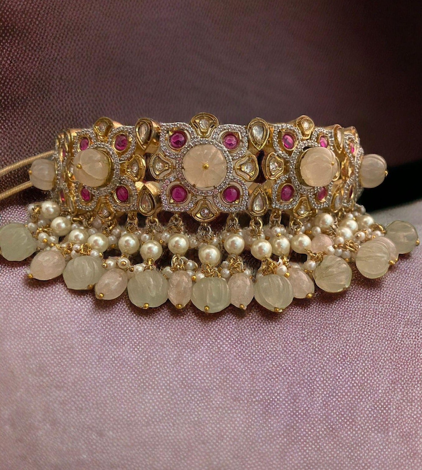 Light Pink Quartz Choker