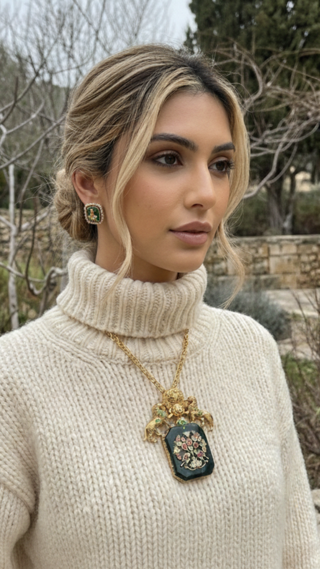 Crown of Lions Earrings