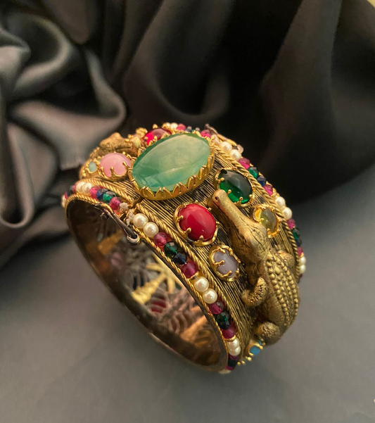 Brazalete de cristal Kundan