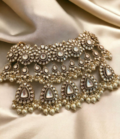 Kundan Crystal Choker