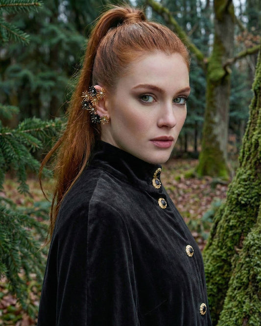 Pearl Blossom Ear Cuff